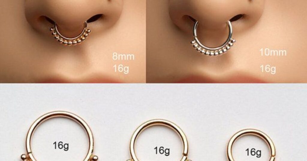 8mm Vs. 10mm Nose Ring – How to Choose the Right Size
