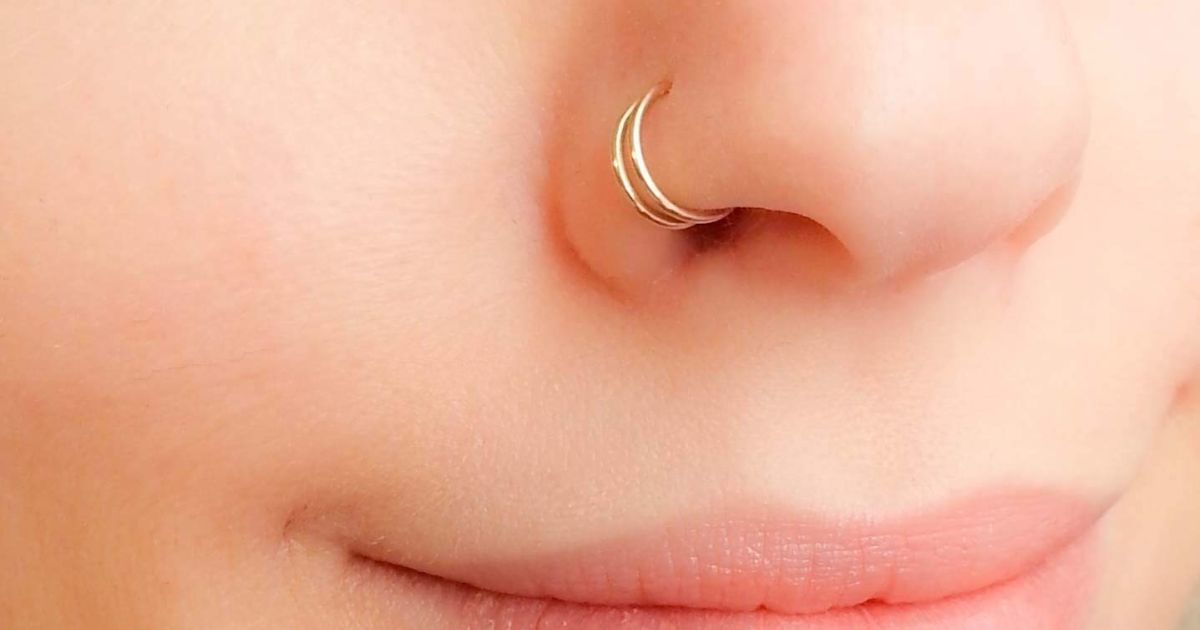 How To Put In A Nose Ring With A Hook