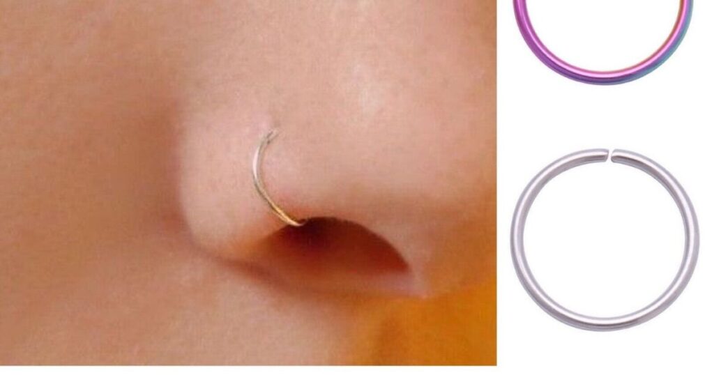 Circular Septum Nose Ring Hoop