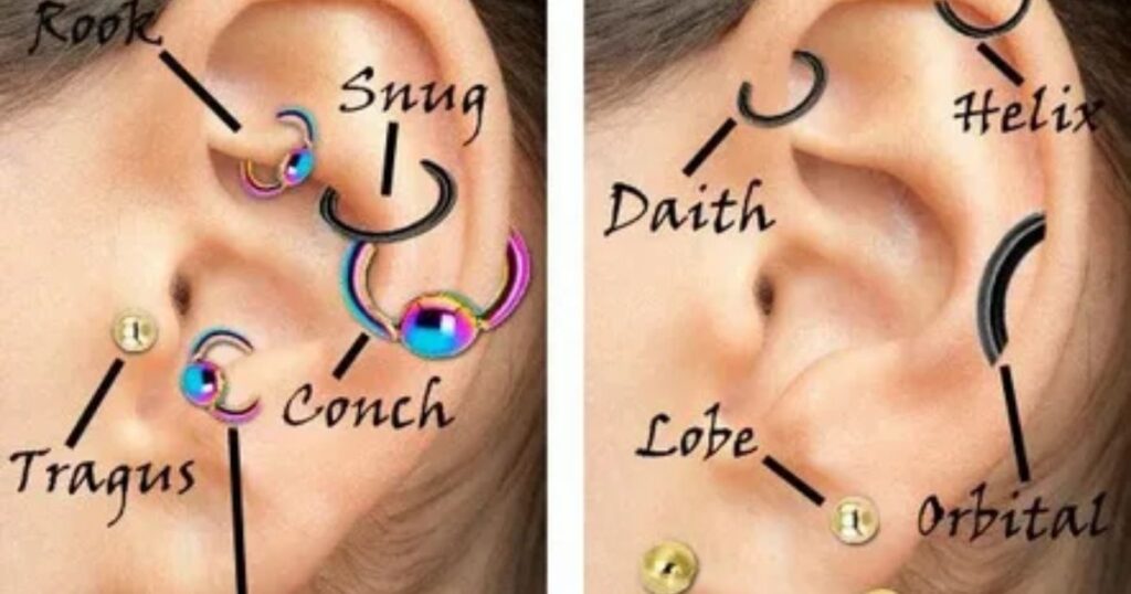The Different Ways to Pierce the Tragus 
